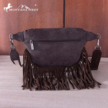 Montana West Fringe Belt Bag