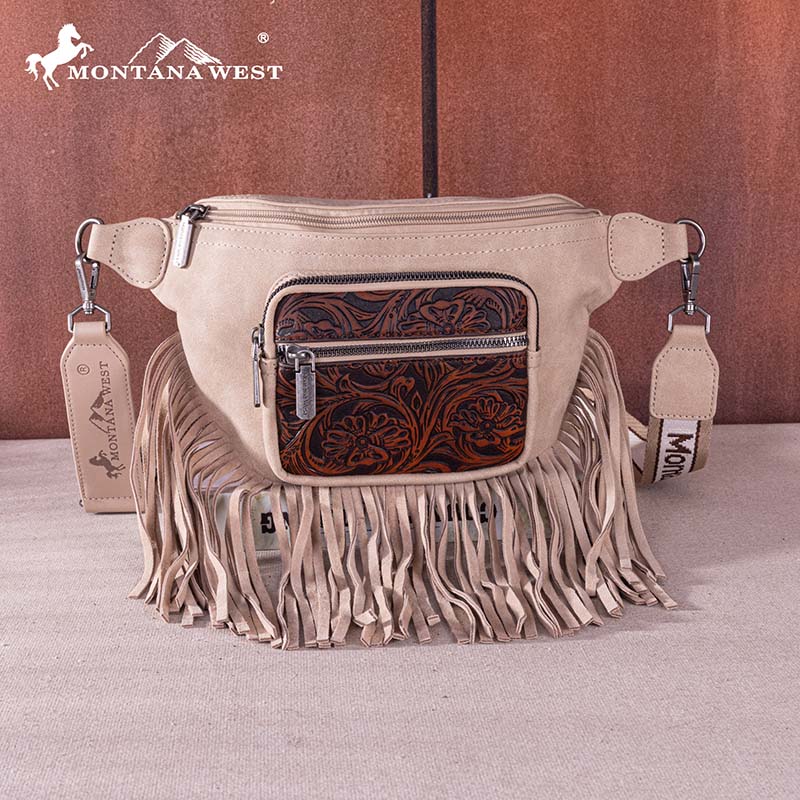 Montana West Fringe Belt Bag