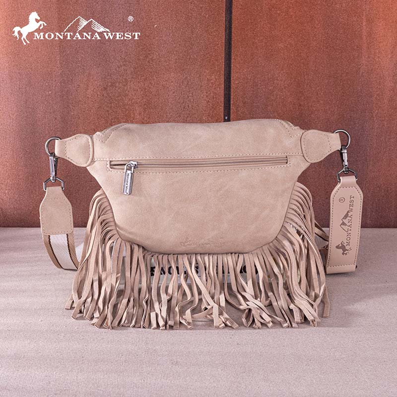 Montana West Fringe Belt Bag