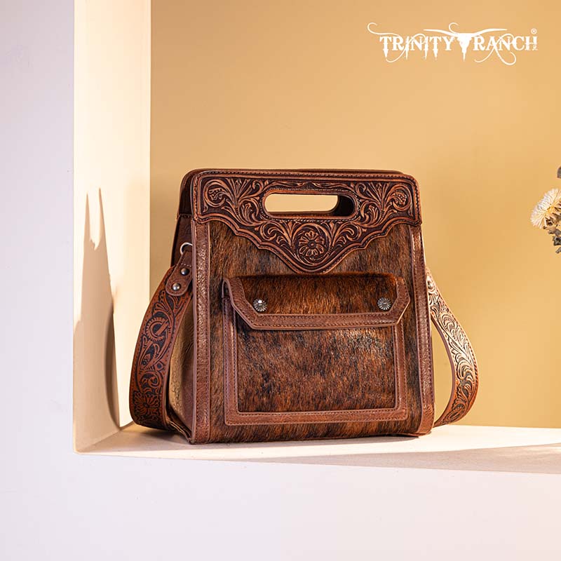 Trinity Ranch Hair-On Cowhide Crossbody Bag