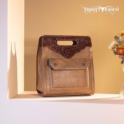 Trinity Ranch Floral Tooled Crossbody Bag