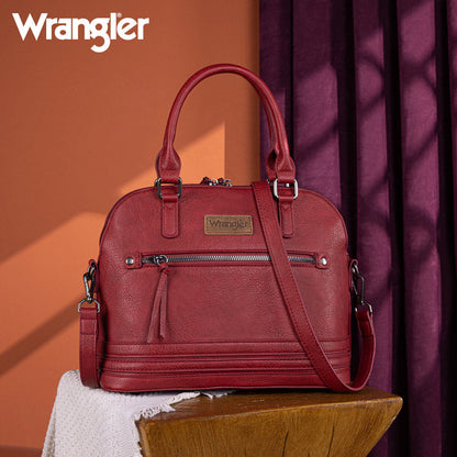 Wrangler Dome Satchel Crossbody Bag