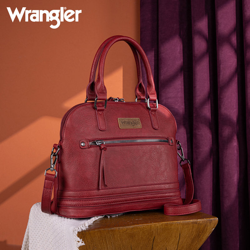 Wrangler Dome Satchel Crossbody Bag