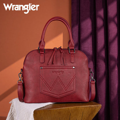 Wrangler Dome Satchel Crossbody Bag