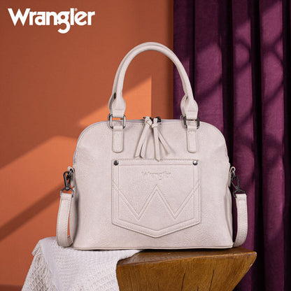 Wrangler Dome Satchel Crossbody Bag