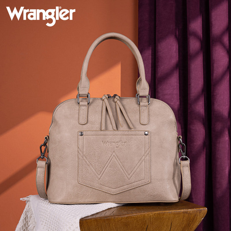 Wrangler Dome Satchel Crossbody Bag