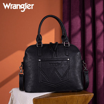 Wrangler Dome Satchel Crossbody Bag