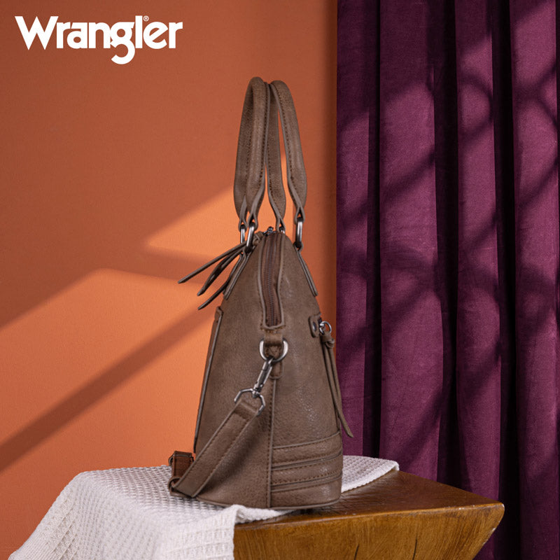 Wrangler Dome Satchel Crossbody Bag