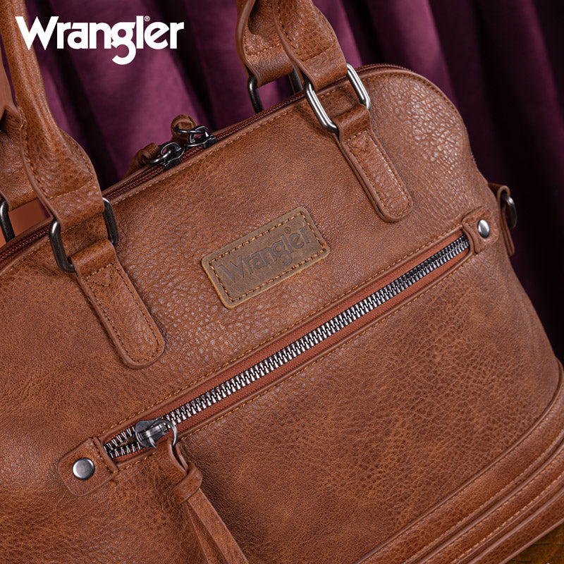 Wrangler Dome Satchel Crossbody Bag