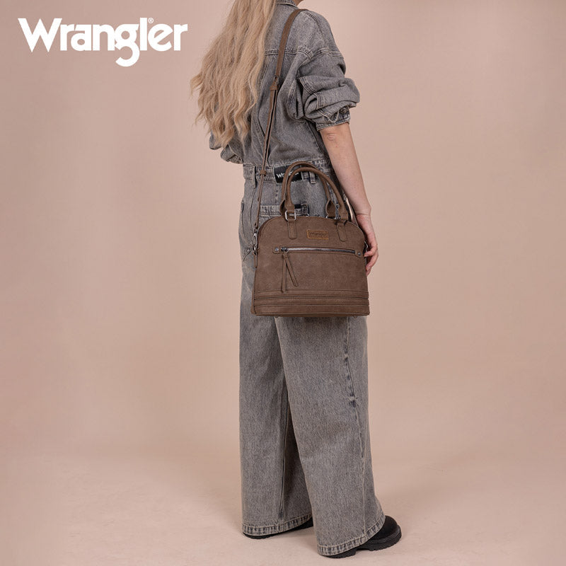 Wrangler Dome Satchel Crossbody Bag