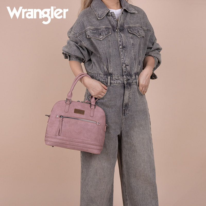 Wrangler Dome Satchel Crossbody Bag