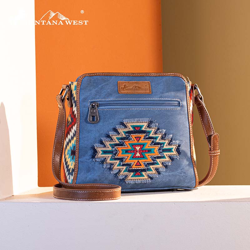 Montana West Aztec Jean Collection Crossbody