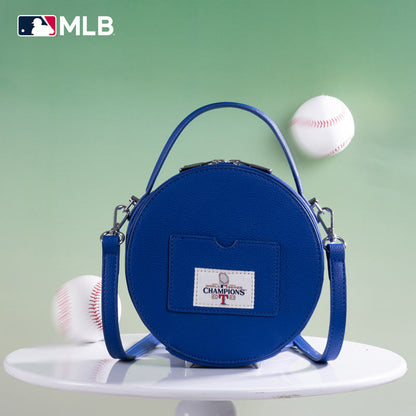 MLB Texas Rangers Leather Circle Crossbody Bag