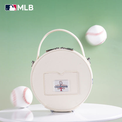 MLB Texas Rangers Leather Circle Crossbody Bag