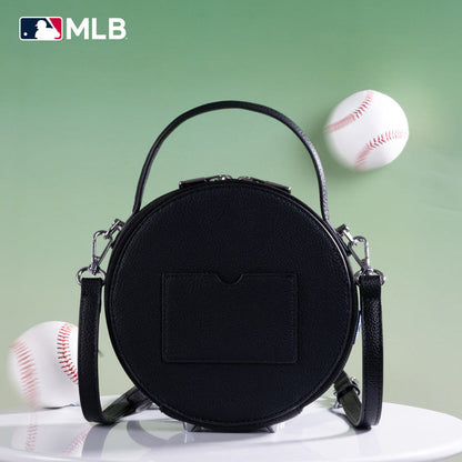 MLB Boston Red Sox Leather Circle Crossbody Bag