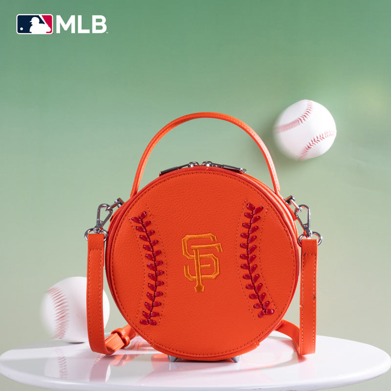 MLB San Francisco Giants Leather Circle Crossbody Bag