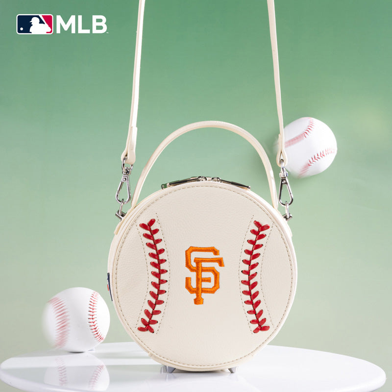 MLB San Francisco Giants Leather Circle Crossbody Bag