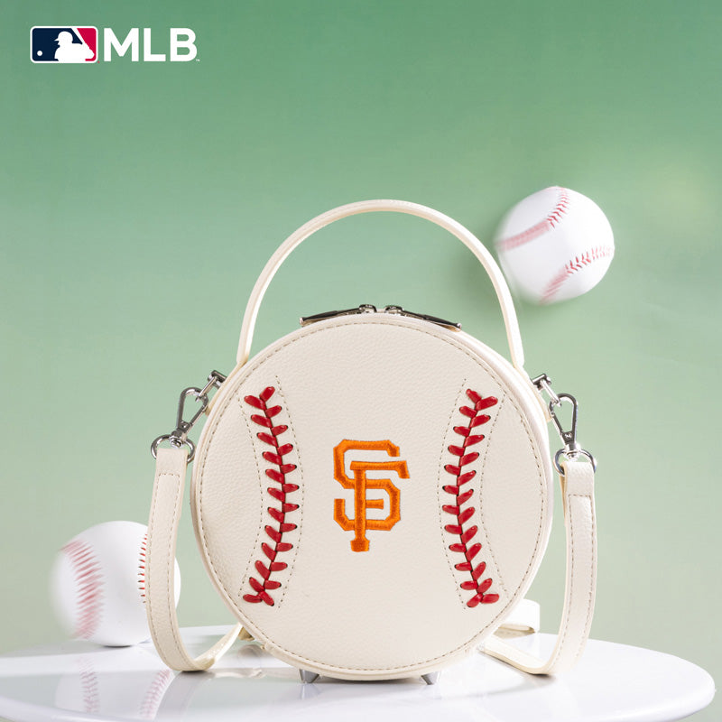 MLB San Francisco Giants Leather Circle Crossbody Bag