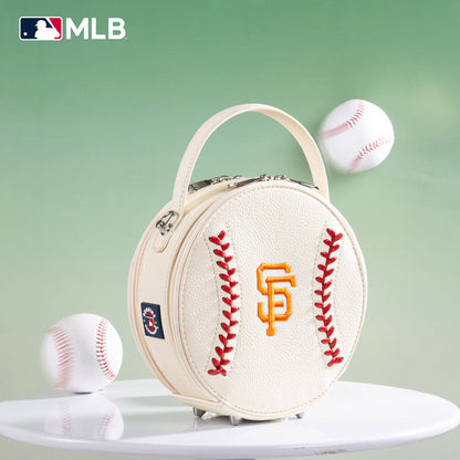 MLB San Francisco Giants Leather Circle Crossbody Bag