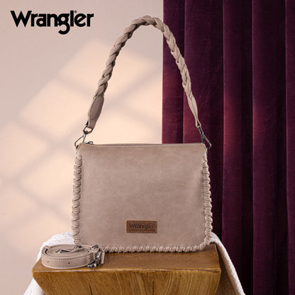 Wrangler Braided Detail Crossbody Bag