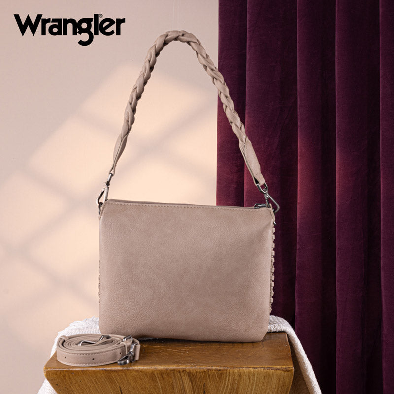 Wrangler Braided Detail Crossbody Bag