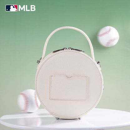 MLB Los Angeles Dodgers Leather Circle Crossbody Bag