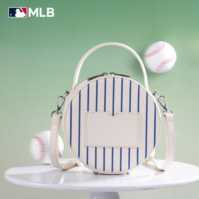 MLB Los Angeles Dodgers Leather Circle Crossbody Bag