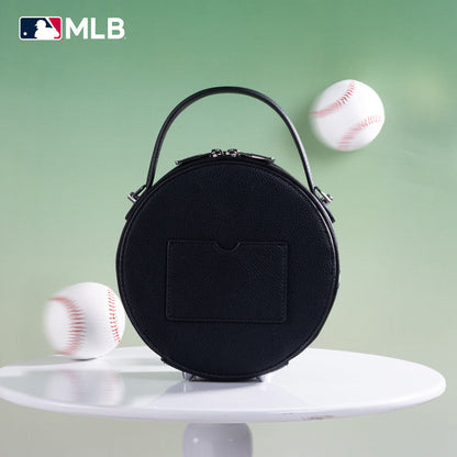 MLB Los Angeles Dodgers Leather Circle Crossbody Bag