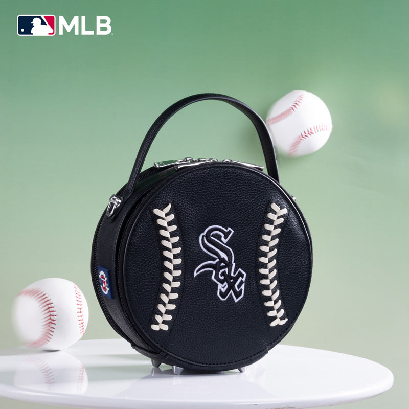 MLB Chicago White Sox Leather Circle Crossbody Bag