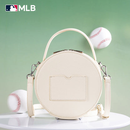 MLB Chicago Cubs Leather Circle Crossbody Bag