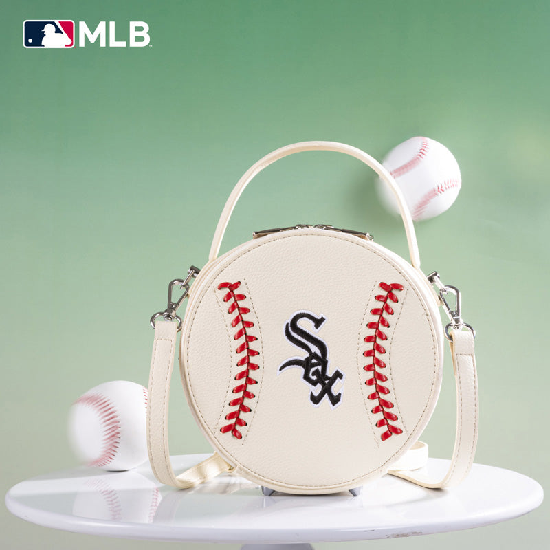 MLB Chicago White Sox Leather Circle Crossbody Bag