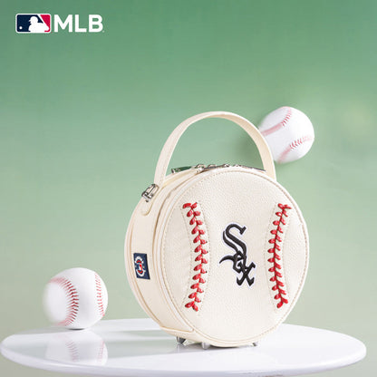 MLB Chicago White Sox Leather Circle Crossbody Bag