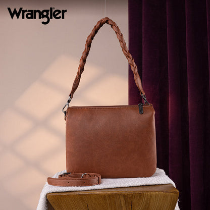 Wrangler Braided Detail Crossbody Bag