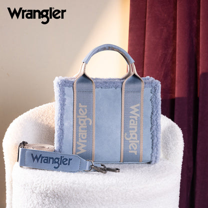 Wrangler Sherpa Trim Crossbody Bag