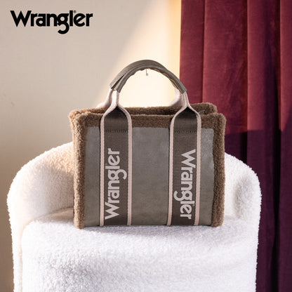 Wrangler Sherpa Trim Crossbody Bag