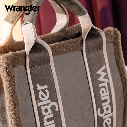 Wrangler Sherpa Trim Crossbody Bag