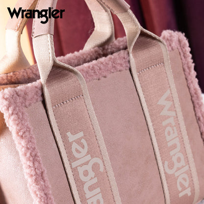 Wrangler Sherpa Trim Crossbody Bag