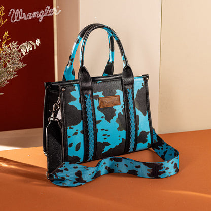 Wrangler Cow Print Concealed Tote Bag