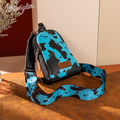 Wrangler Cow Print Sling Bag