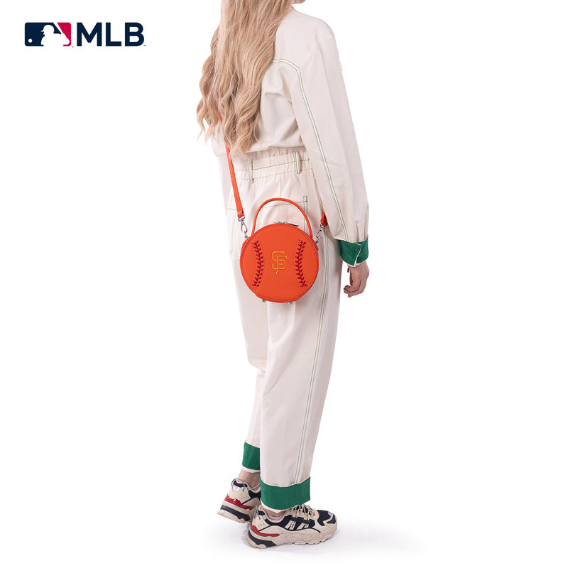 MLB San Francisco Giants Leather Circle Crossbody Bag