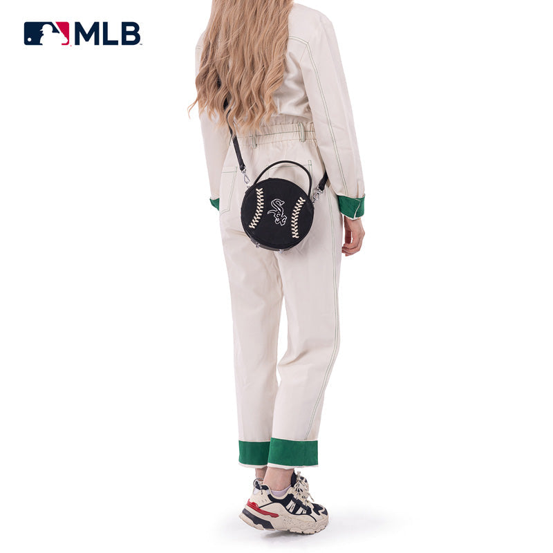 MLB Chicago White Sox Leather Circle Crossbody Bag