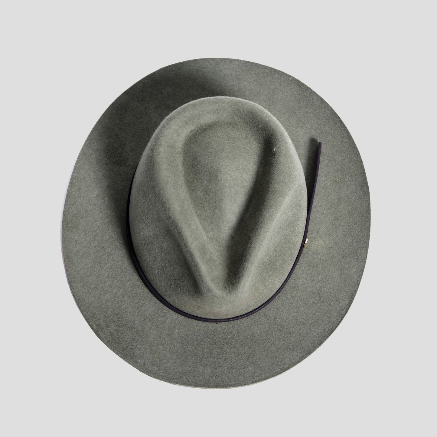 Dapper Men's Felt Fedora Hat__ark Olive