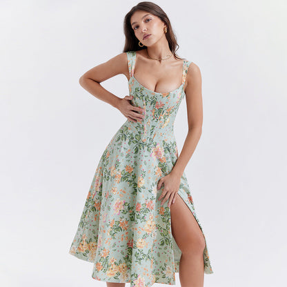 Amelia Floral Midi_Dress