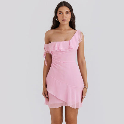 Aria One-Shoulder Mini_Dress