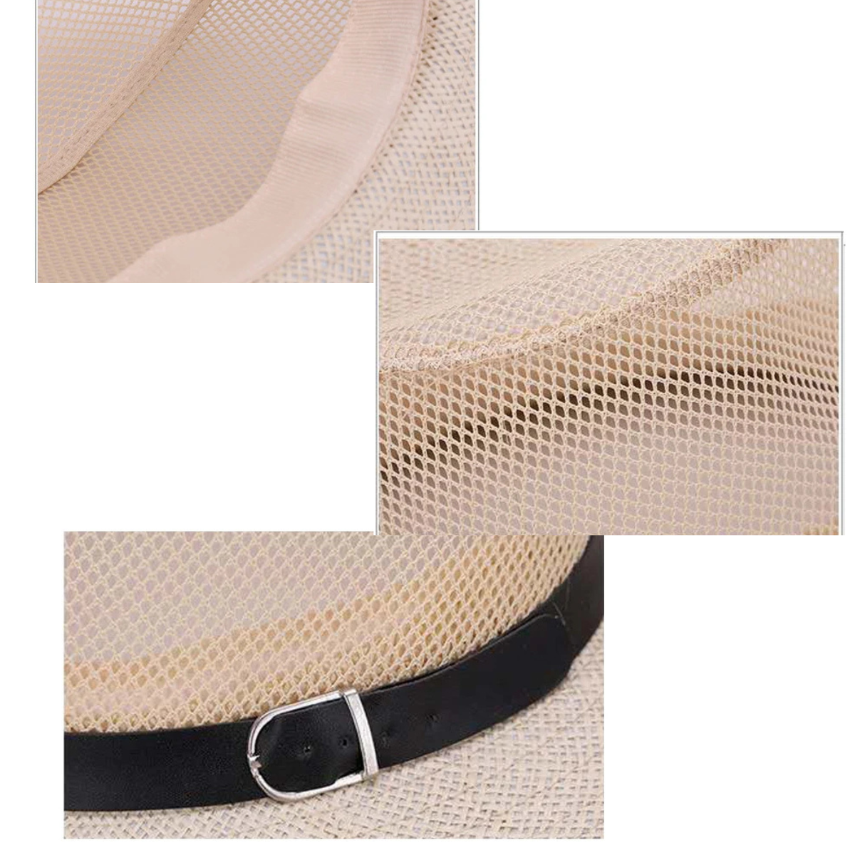 Breathable Mesh Summer Straw Hat