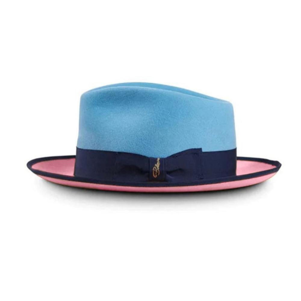 Felt Two Tone Fedora Hat