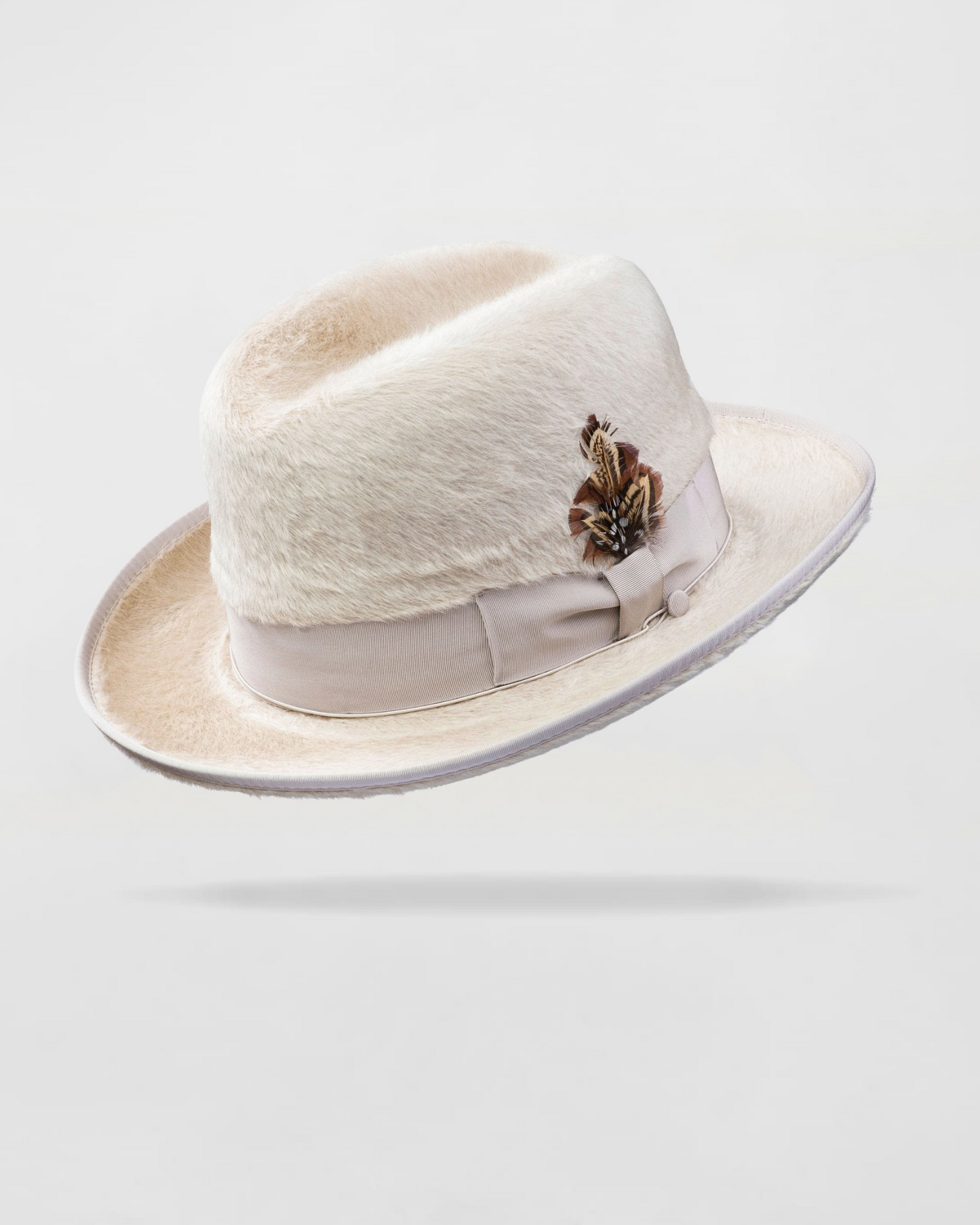 Dapper Gent's Fedora Homburg Beaver Hat