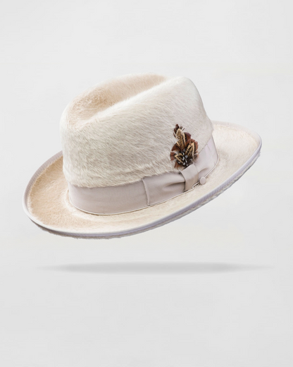 Dapper Gent's Fedora Homburg Beaver Hat