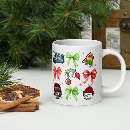 Merry Christmas White Glossy Mug