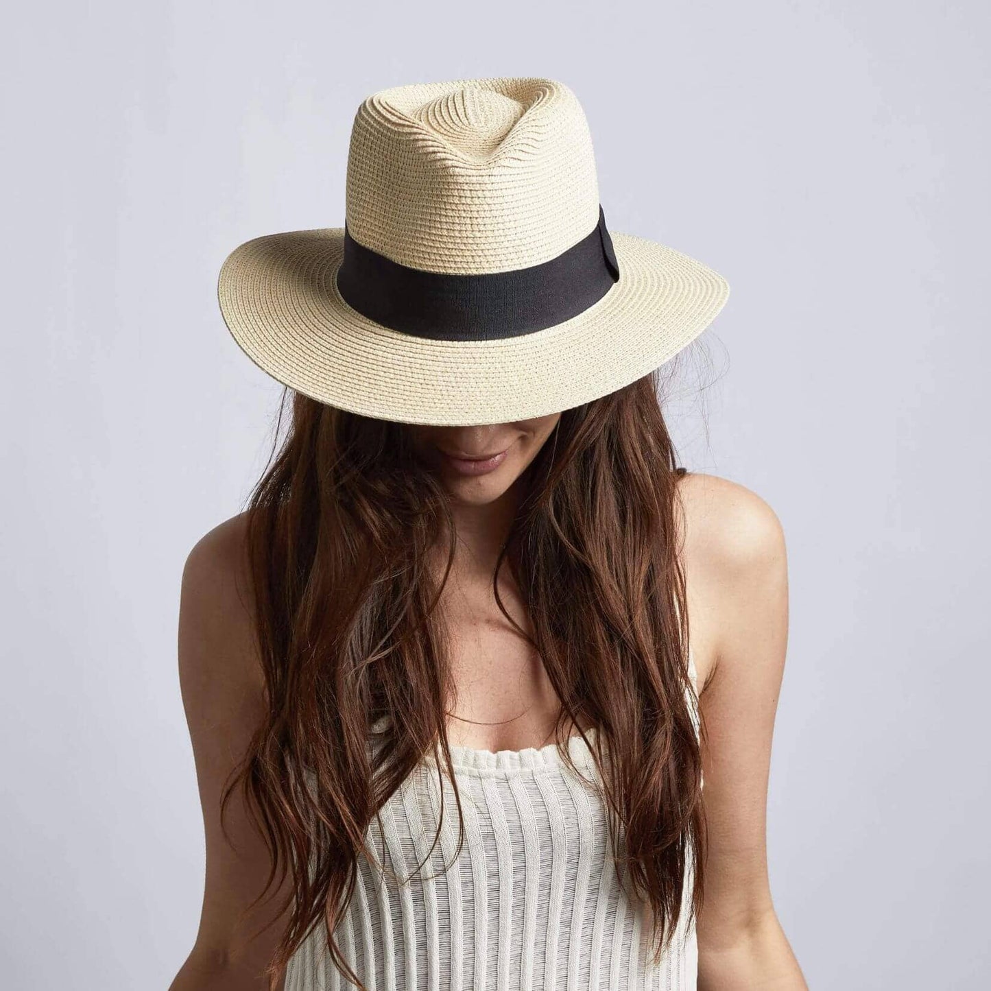 Afternoon - Womens Fedora Straw Hat